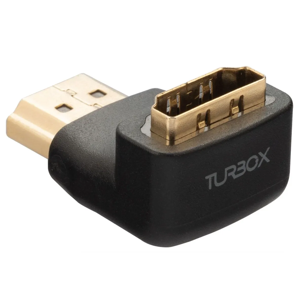 Turbo-X Αντάπτορας HDMI F/M 90o