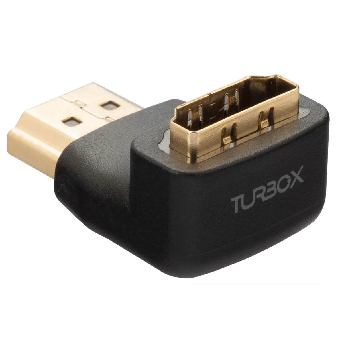 Turbo-X Αντάπτορας HDMI F/M 90o