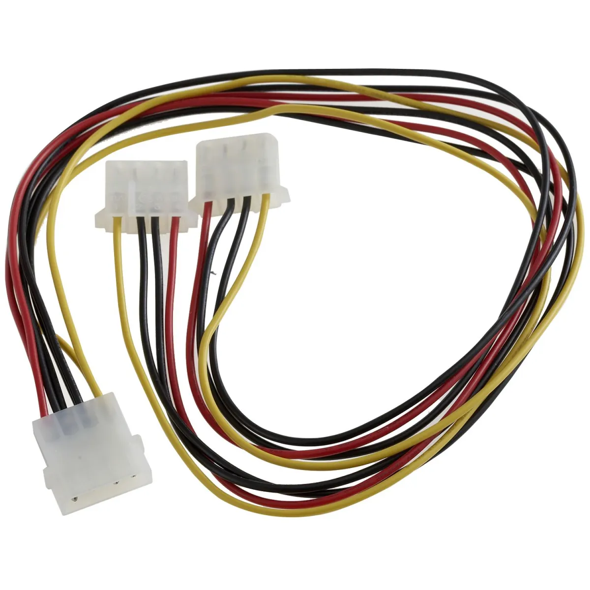 Turbo-X Καλώδιο Molex 4PIN Μale σε 2*4PIN Female
