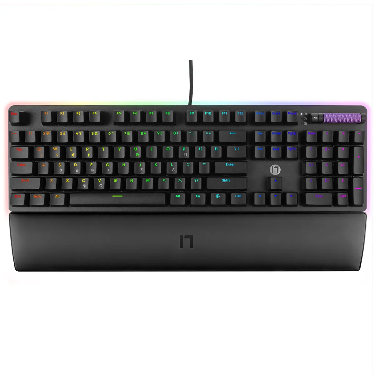 Turbo-X Nemesis Gaming Ενσύρματο Πληκτρολόγιο NK90 Μαύρο