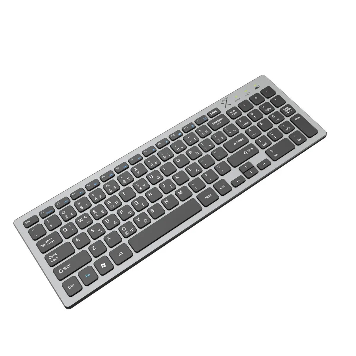 Turbo-X Πληκτρολόγιο Office Basic+ Ασύρματο