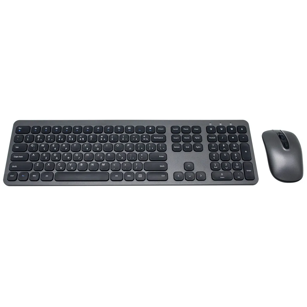 Turbo-X Πληκτρολόγιο-Ποντίκι Office Executive Ασύρματο v2