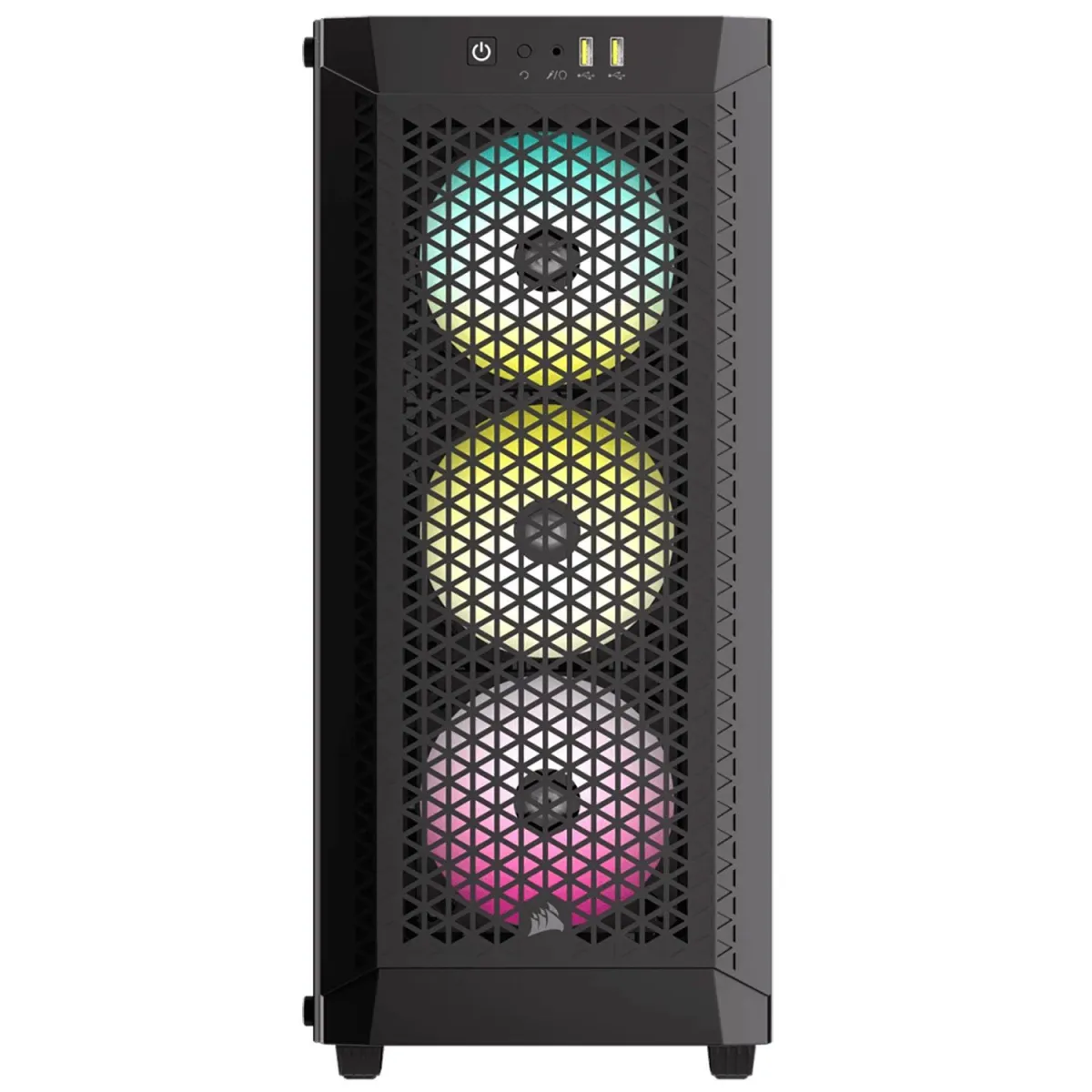 Turbo-X Powered by Corsair iCUE 480T RGB AI Desktop (AMD Ryzen 5 8600G/16 GB/1TB/RTX 4060 Ti 8 GB)