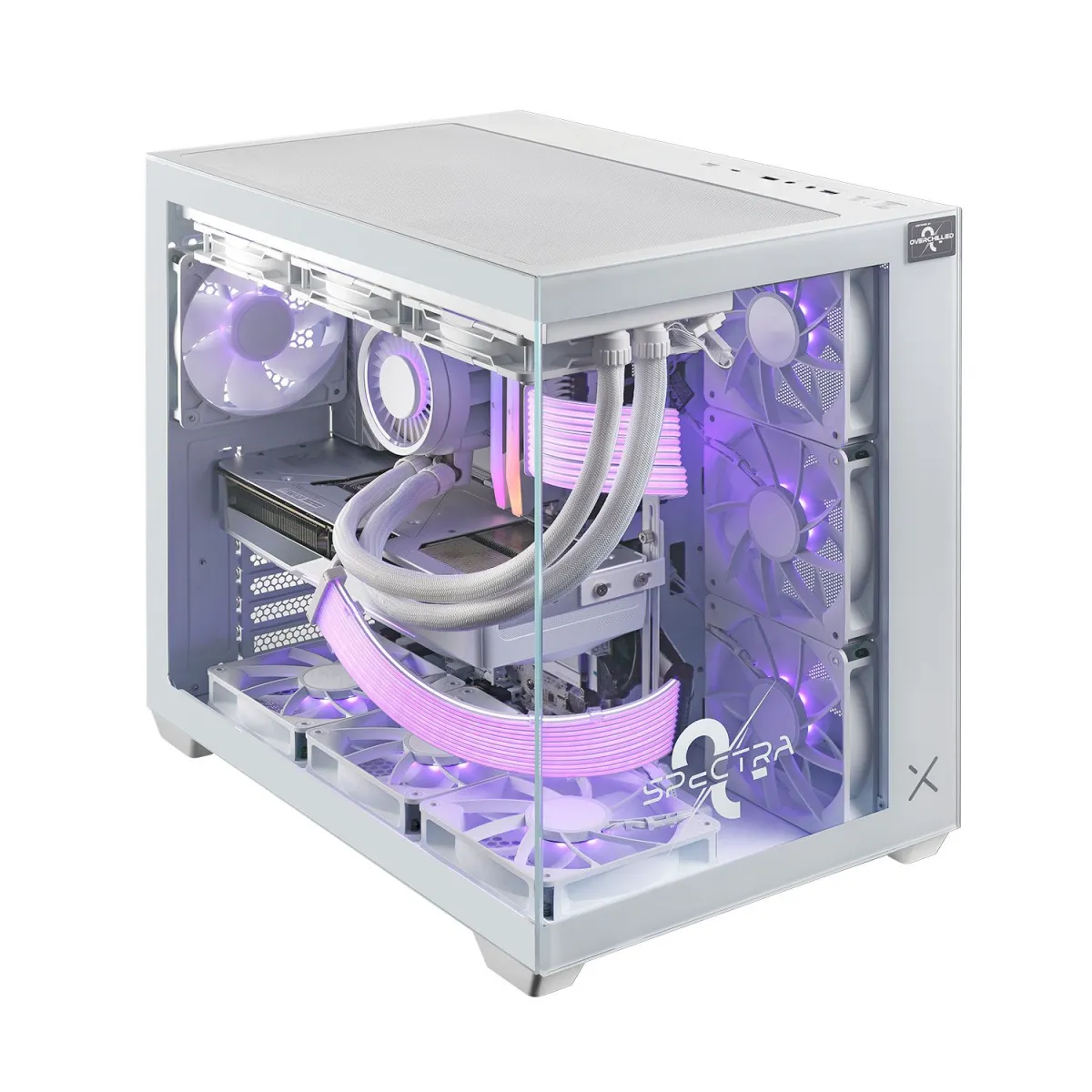 Turbo-X Spectra White O1 Certified by Overchilled Desktop (AMD Ryzen 7 9800X3D/64 GB/1TB/RTX 5070 Ti 16 GB)