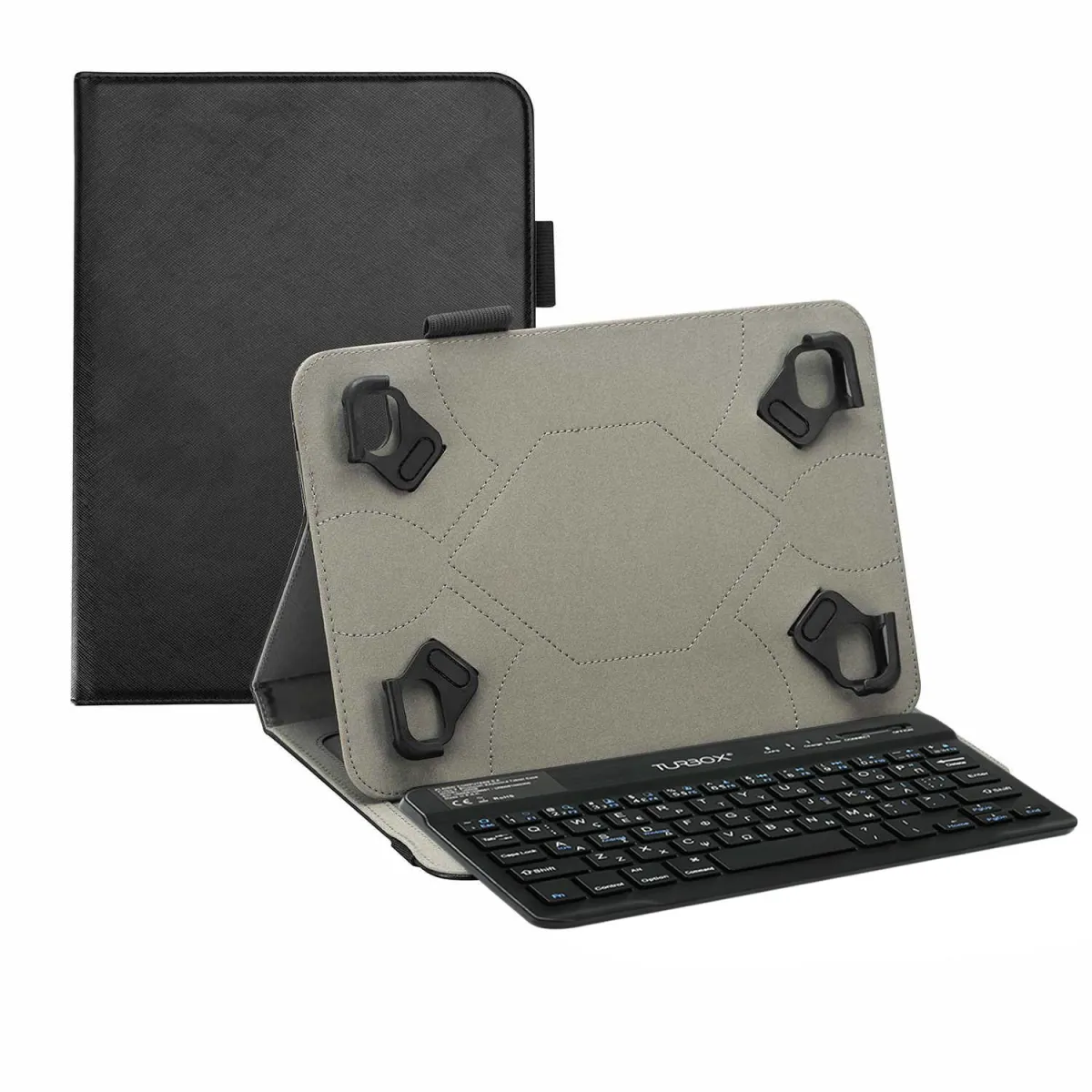 Turbo-X Θήκη Universal Bluetooth Πληκτρολόγιο για tablet 7-8" Μαύρη