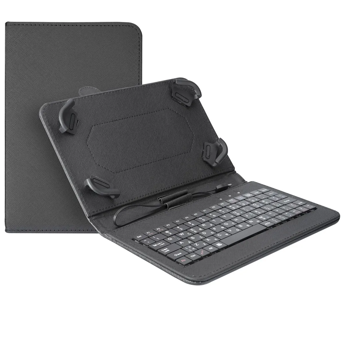 Turbo-X Θήκη Universal Keyboard Case για tablet 7-8" Μαύρη