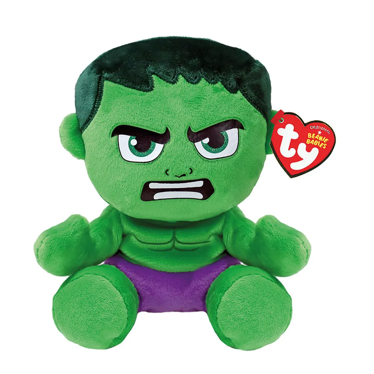 TY Χνουδωτό Beanie Babies Hulk 15εκ