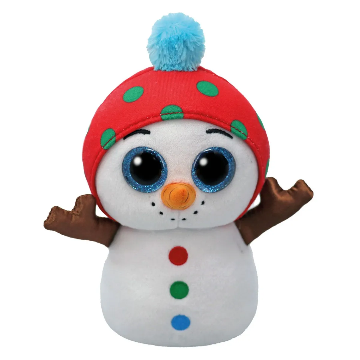 TY Λούτρινο Beanie Boos Χιονάνθρωπος 15εκ