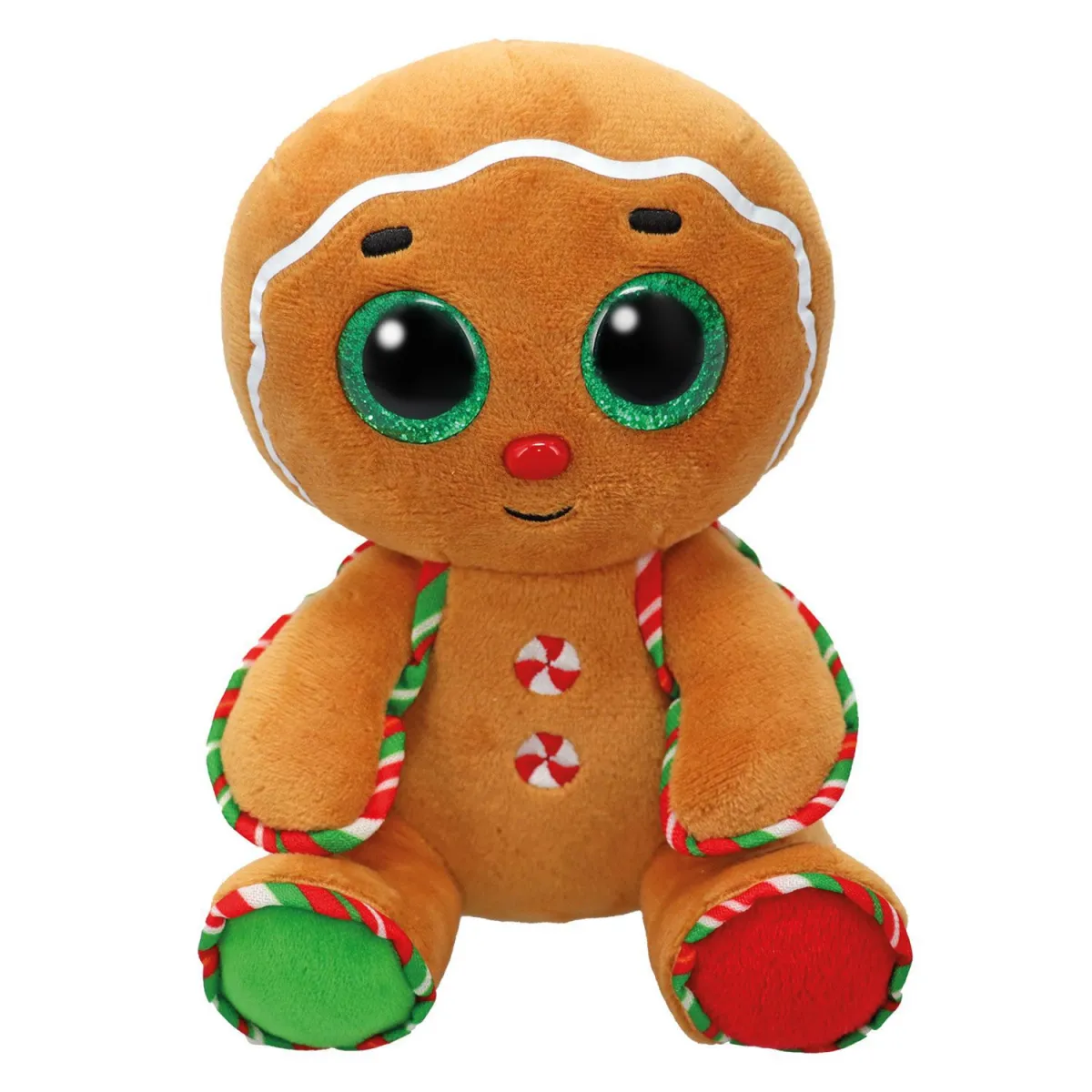 TY Λούτρινο Beanie Boos Χριστουγεννιάτικο Μπισκοτάκι 15εκ