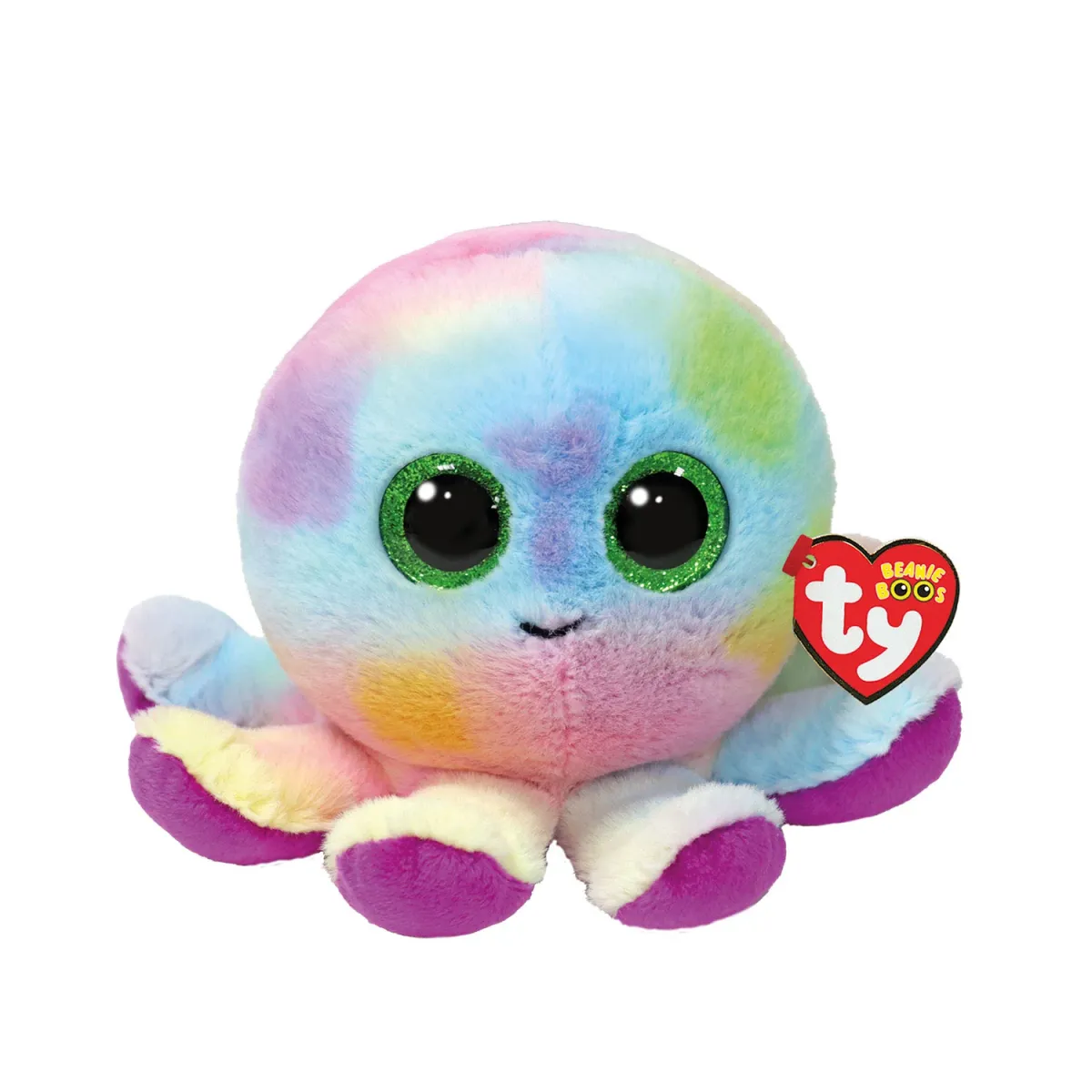 TY Λούτρινο Beanie Boos Χταπόδι Πολύχρωμο 15εκ.