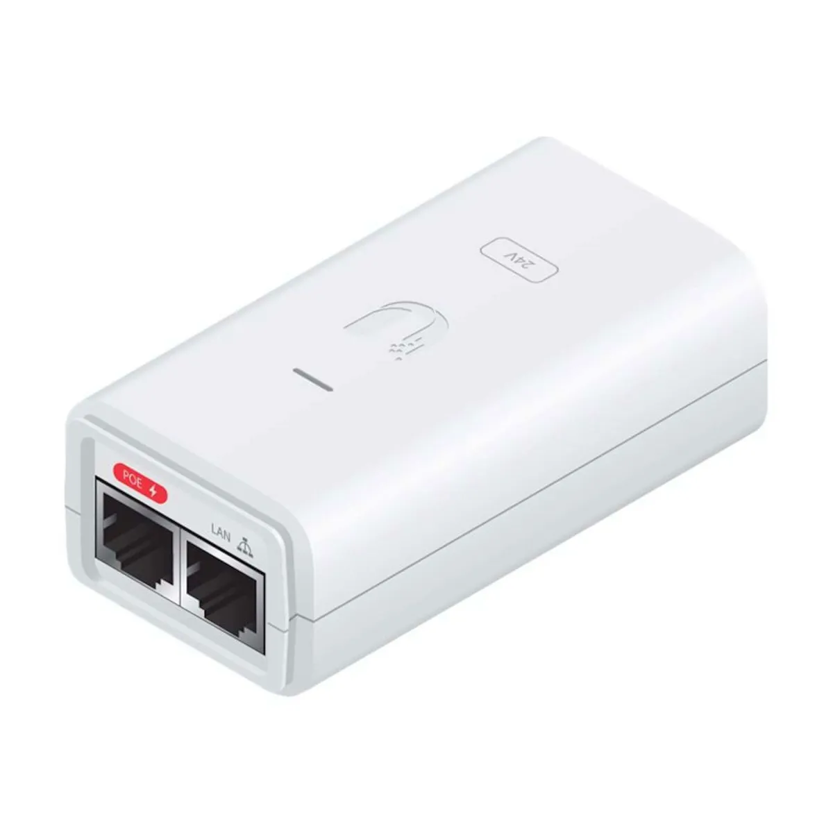 Ubiquiti PoE Injector  POE-24-12W-G-WH