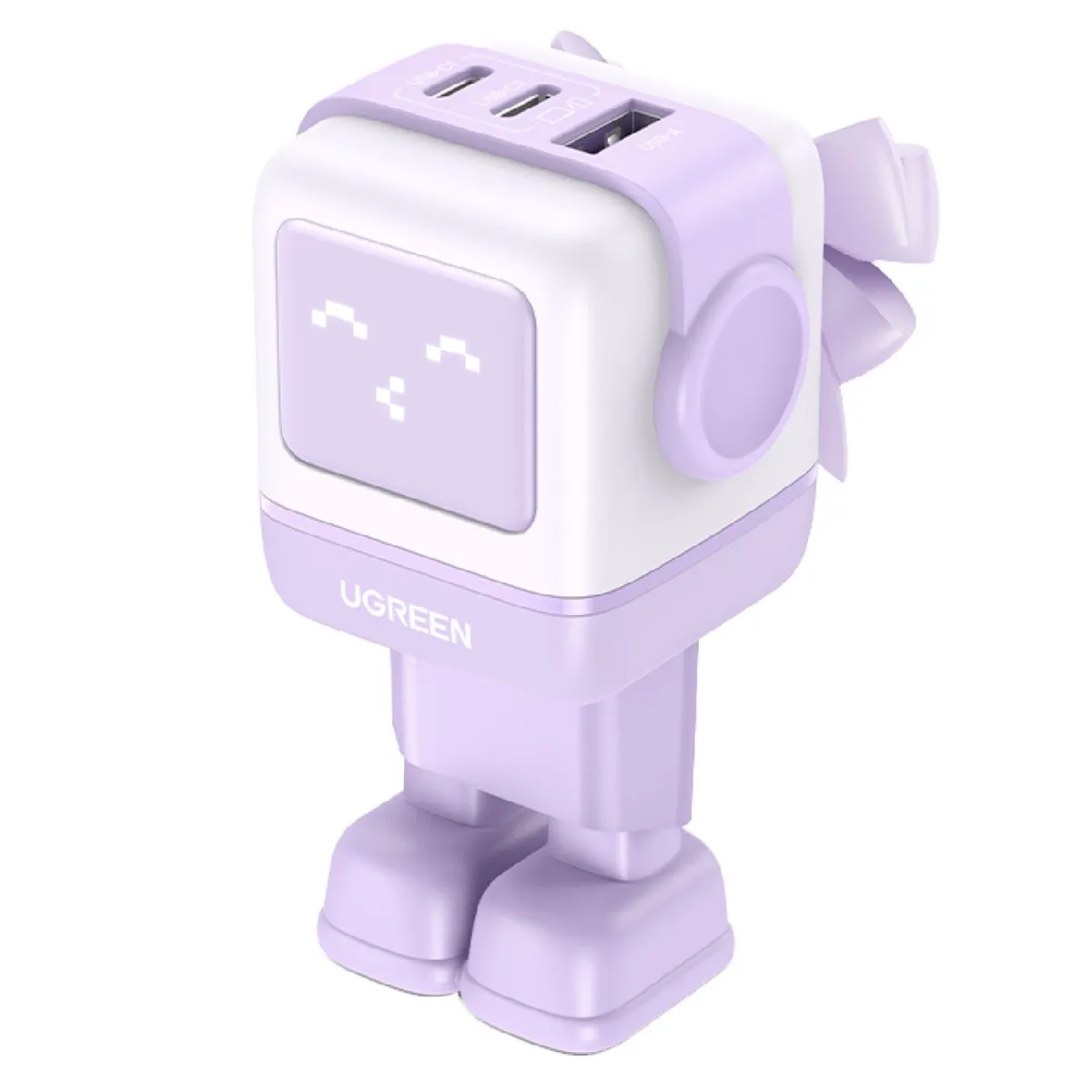 Ugreen Robot Φορτιστής GaN 65W Μωβ