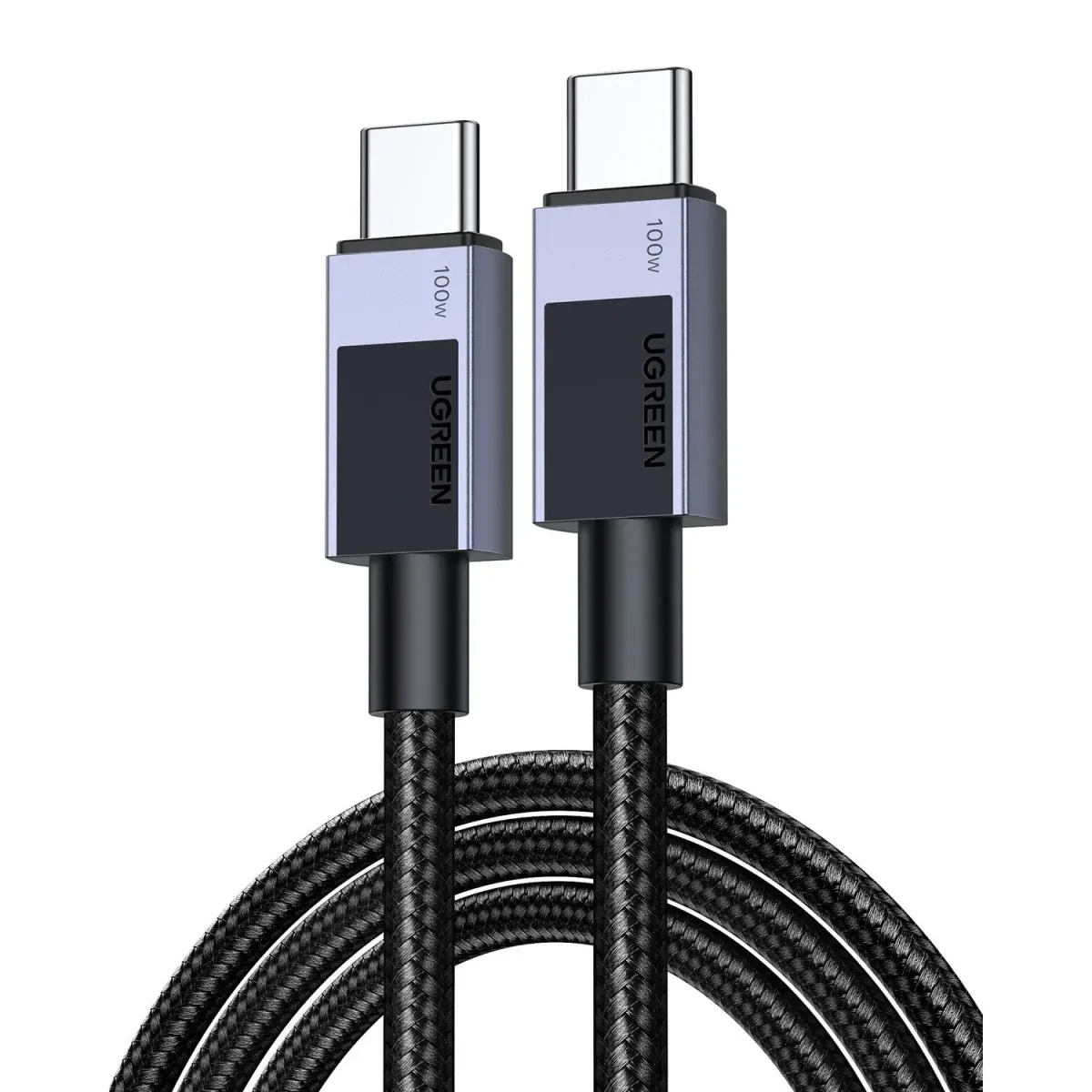 Ugreen Καλώδιο USB-C to USB-C 100W 2 m Μαύρο