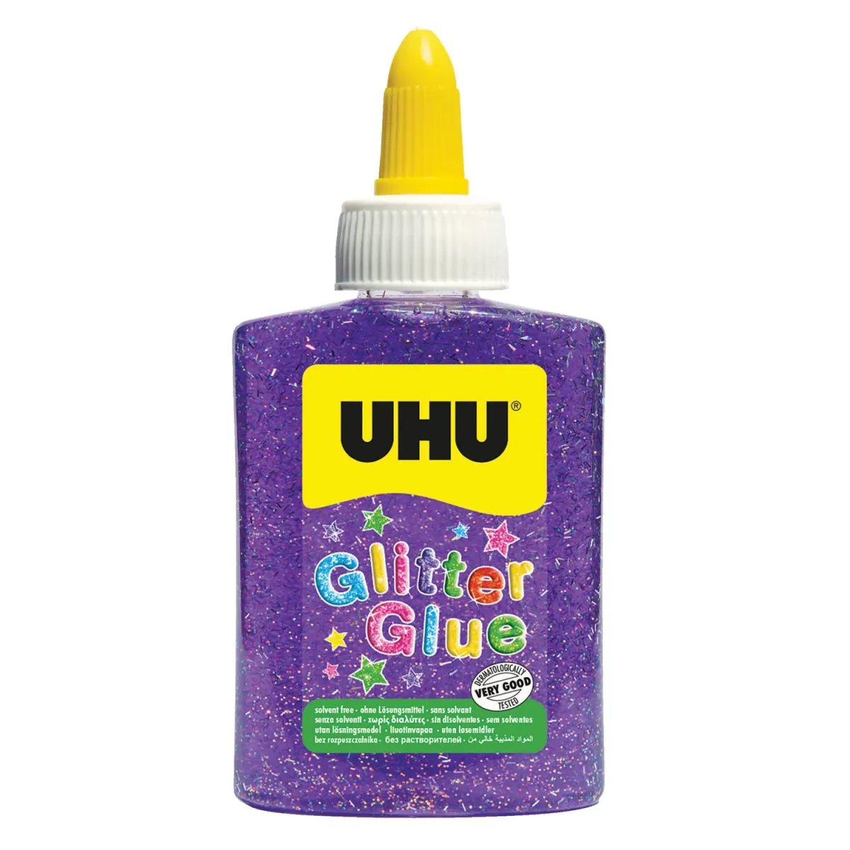 UHU Κόλλα Glitter Μωβ 88,5ml