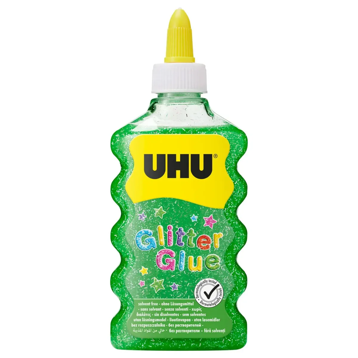 UHU Kόλλα Glitter Πράσινη 177ml