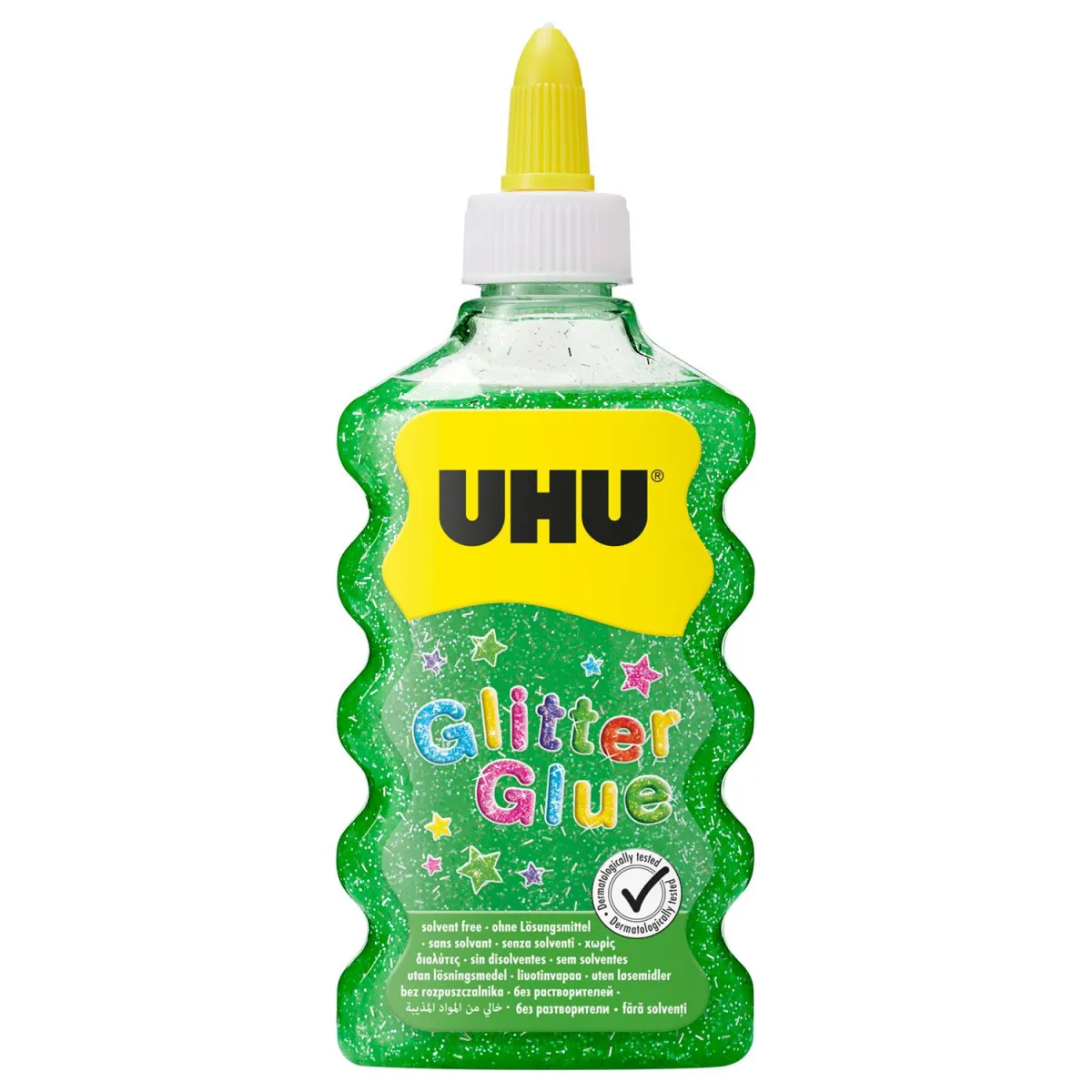 UHU Kόλλα Glitter Πράσινη 177ml