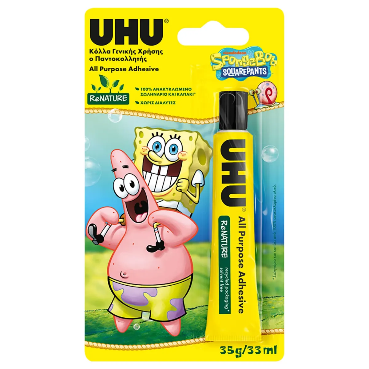 UHU Κόλλα Παντοκολλητής Renature 35ml