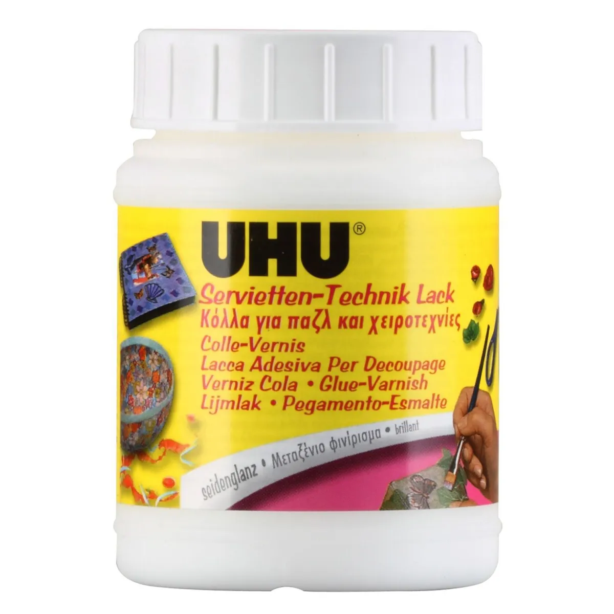 UHU Κόλλα Υγρή για Χειροτεχνία Varnish 150ml