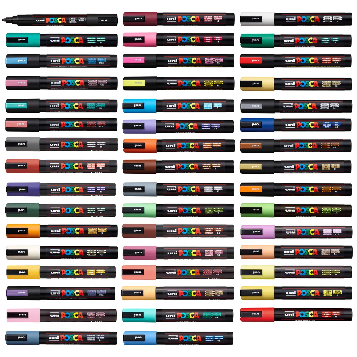 Uni-Ball Posca Μαρκαδόρος Ζωγραφικής Broad PC-5M