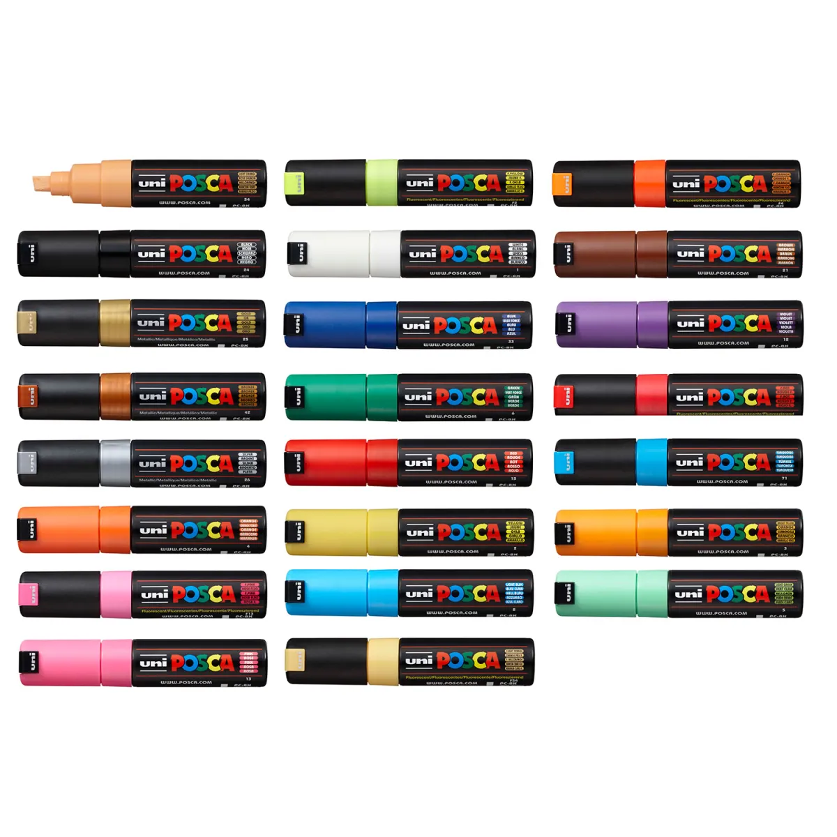 Uni-Ball Posca Μαρκαδόρος Ζωγραφικής Broad PC-8K
