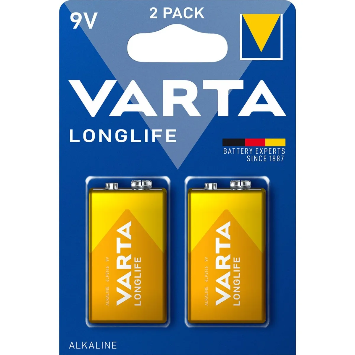 Varta Μπαταρίες Αλκαλικές 9V 2 τεμ.