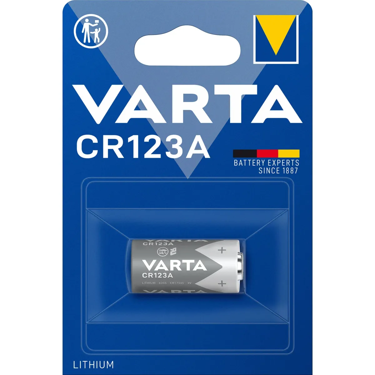 Varta Μπαταρίες Λιθίου CR-123 3V (1 τεμ.)