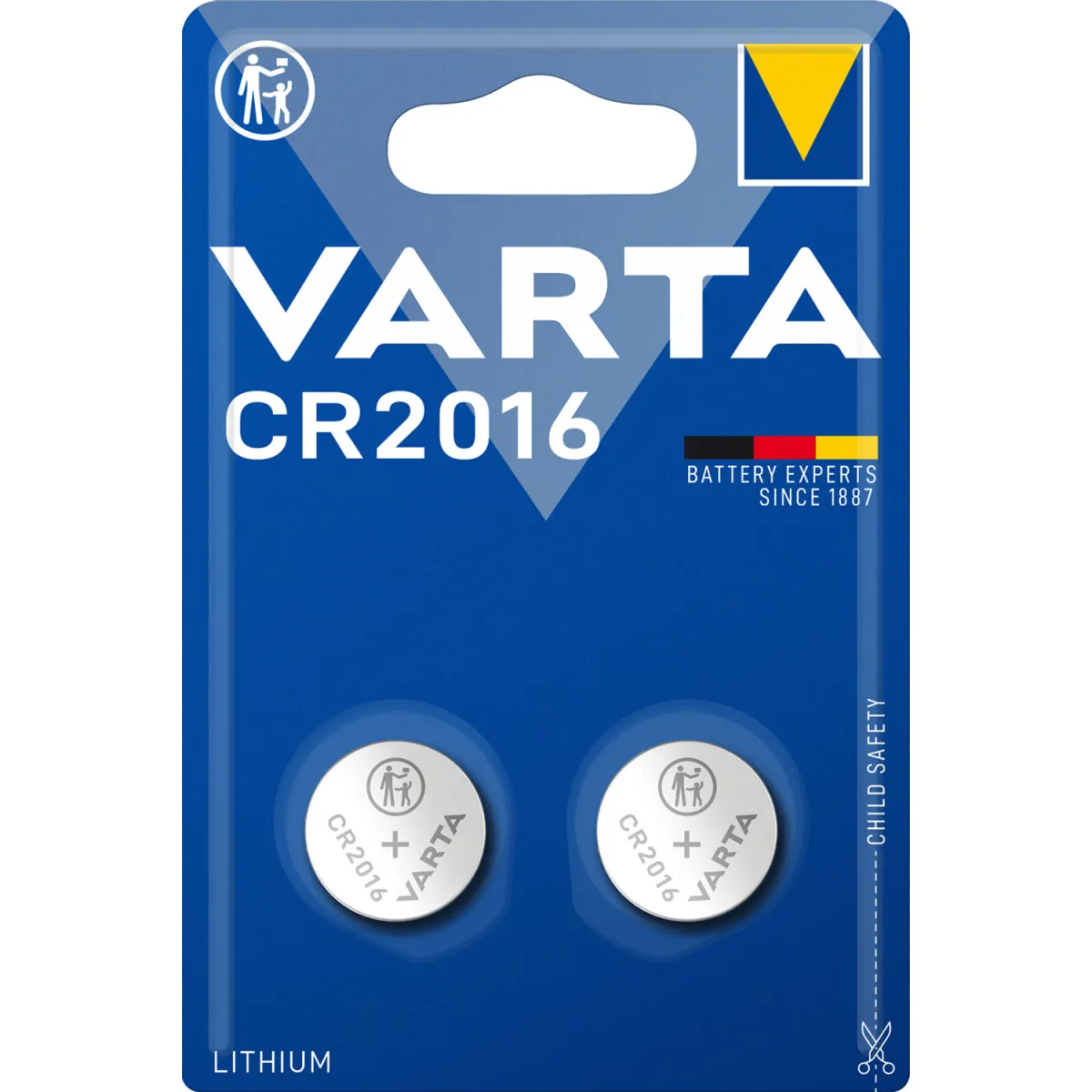 Varta Μπαταρίες Λιθίου CR-2016 2 τεμ.