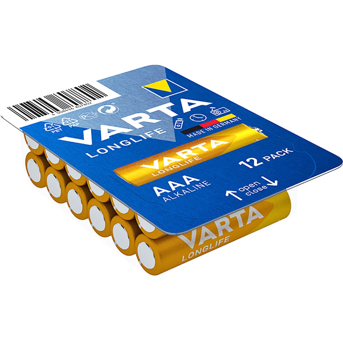 Varta Μπαταρίες Αλκαλικές Longlife AAA (12 τεμ.)