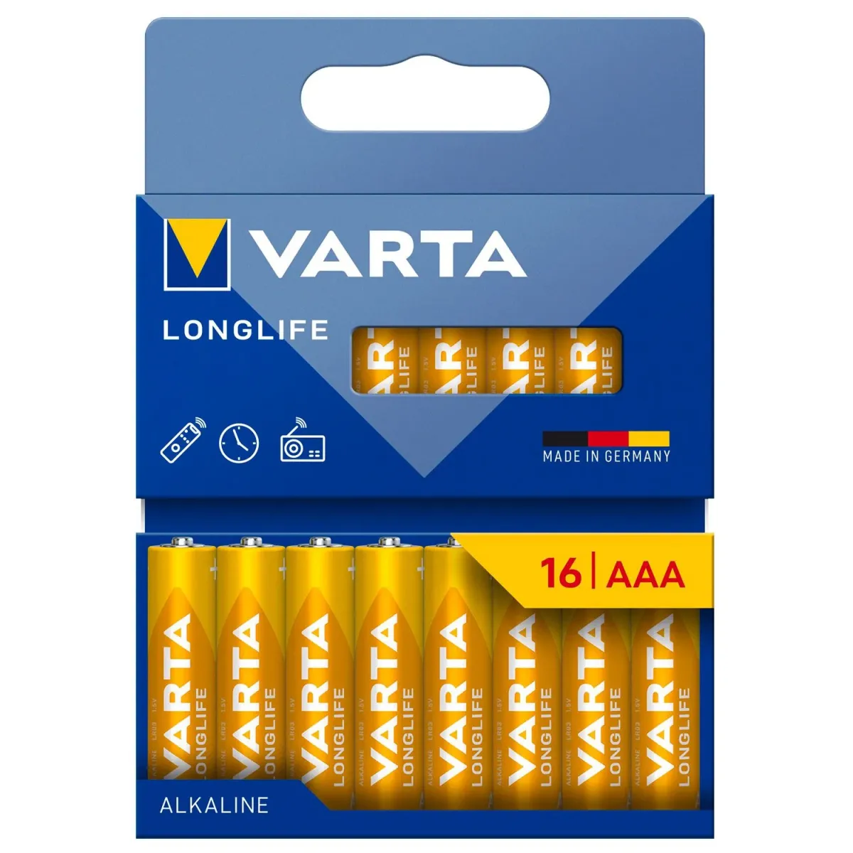 Varta Μπαταρίες Αλκαλικές Longlife AAA (16 τεμ.)