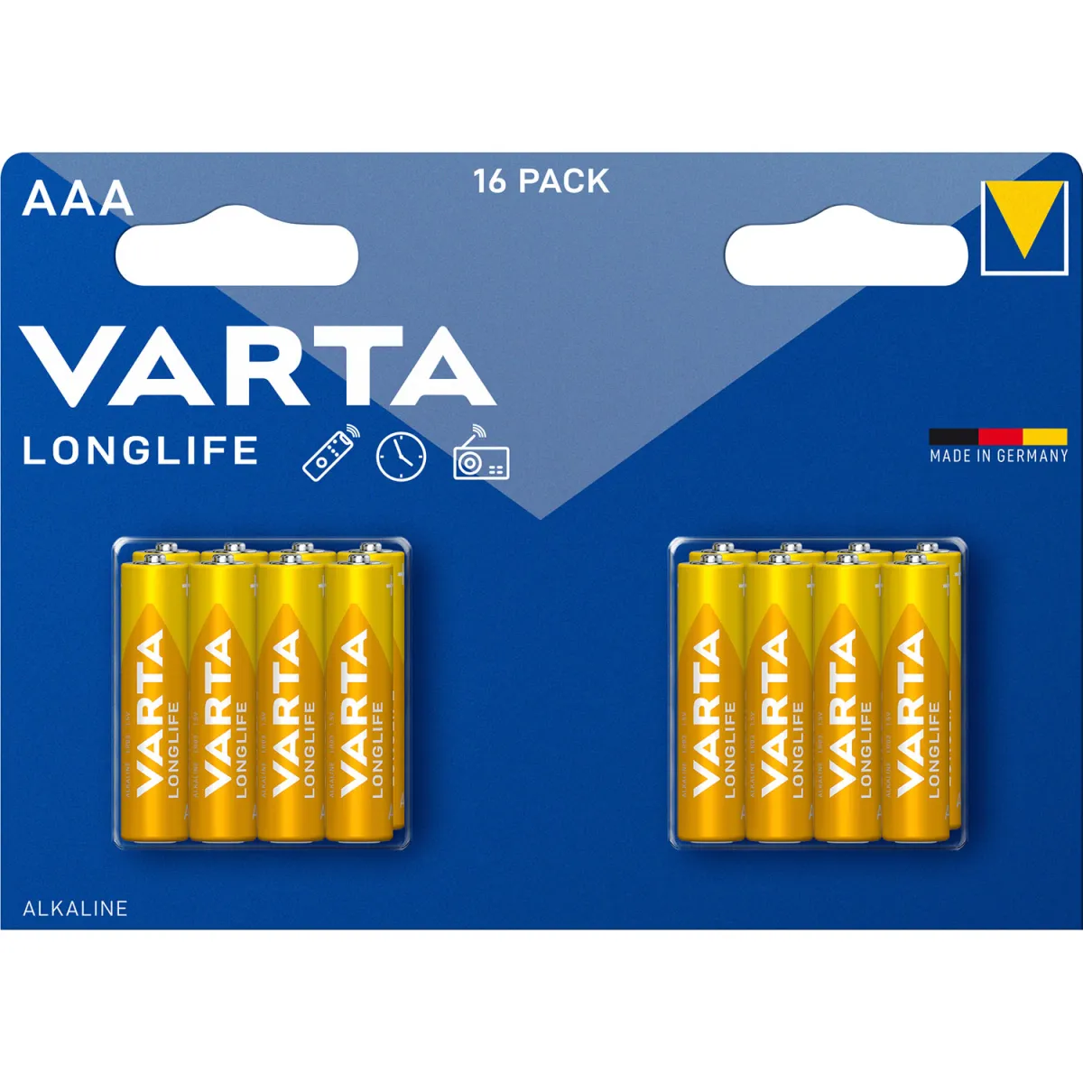 Varta Μπαταρίες Αλκαλικές Longlife AAA (16 τεμ.)