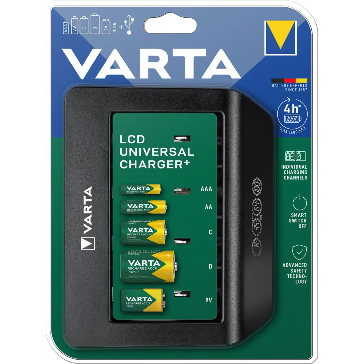 Varta Φορτιστής Mπαταριών Universal