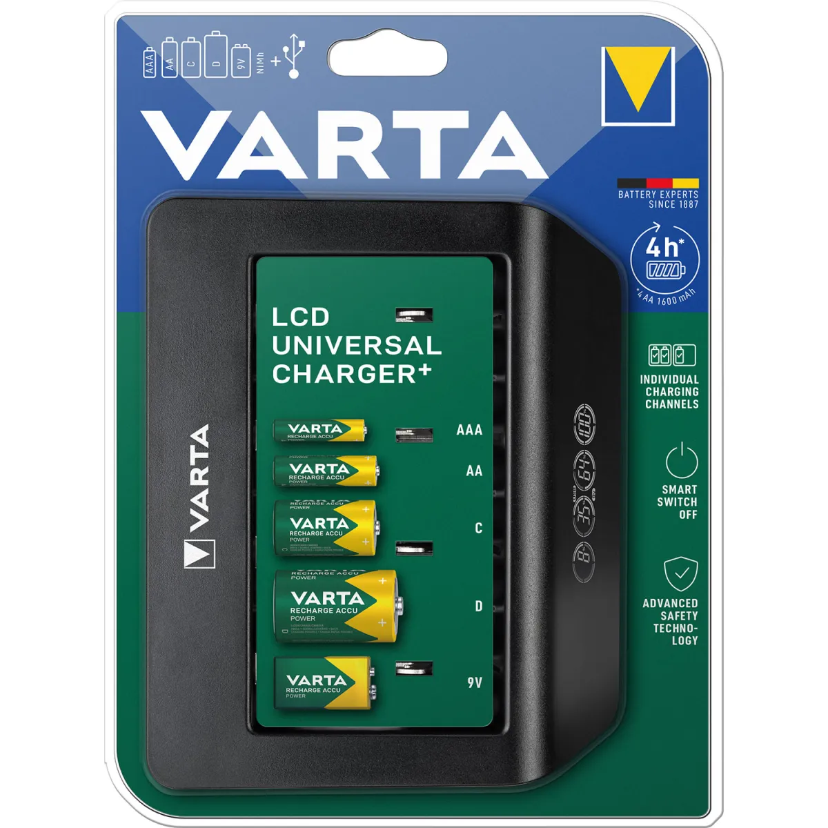 Varta Φορτιστής Mπαταριών Universal