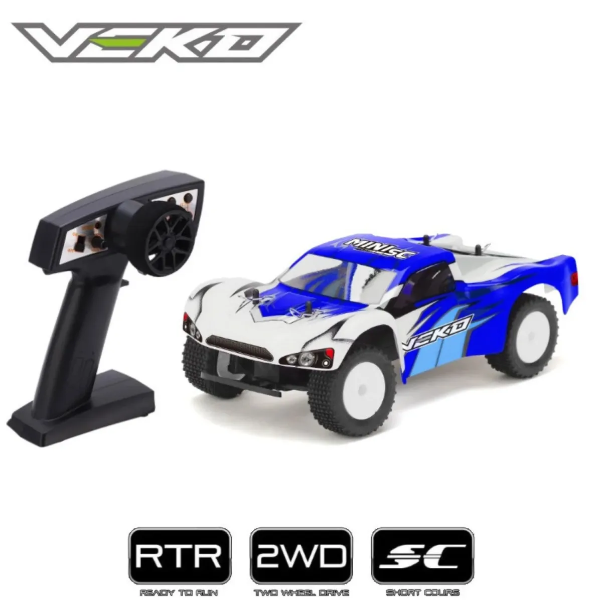 Veko Mini SC Blue 1:24 Short Course with Gyroscope