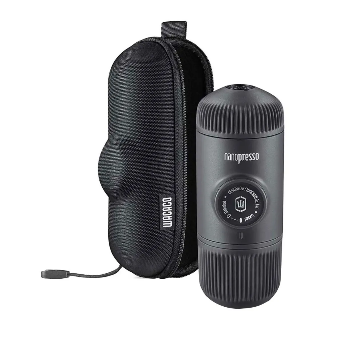 Wacaco Καφετιέρα Espresso Φορητή (Χειρός) Nanopresso Grey με θήκη