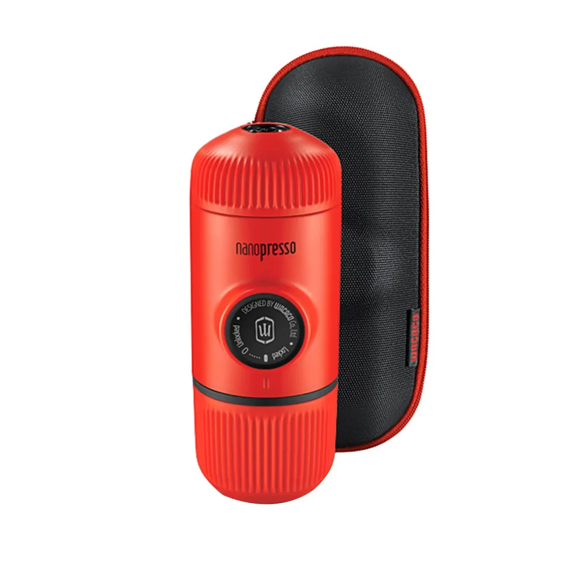 Wacaco Καφετιέρα Espresso Φορητή (Χειρός) Nanopresso Lava Red με θήκη