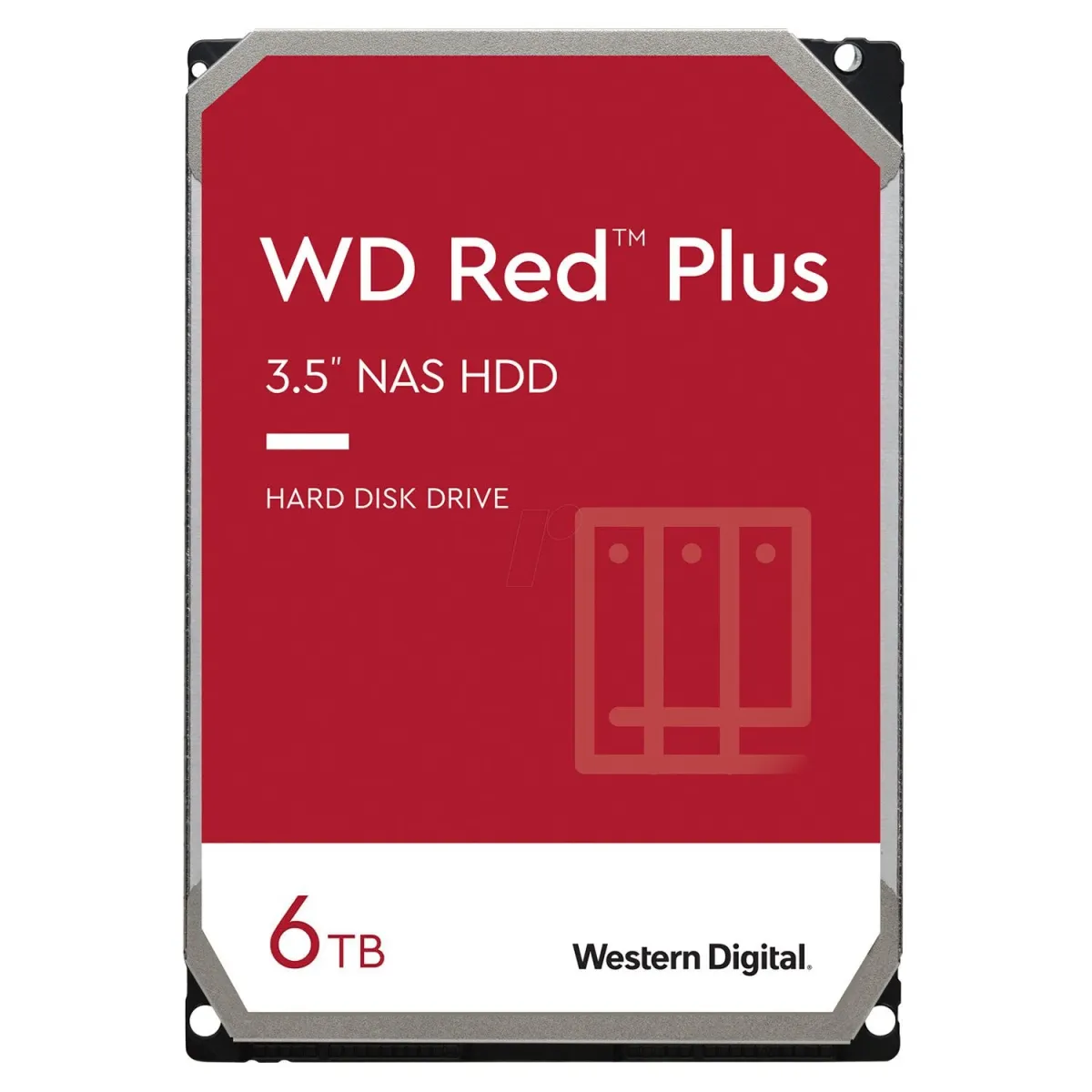 WD HDD Red Plus NAS 6TB 3.5"
