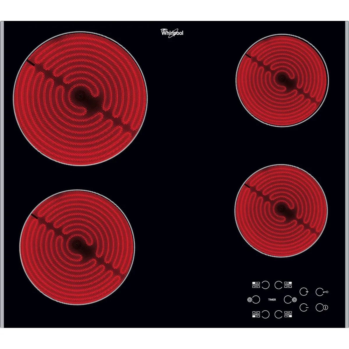 Whirlpool AKT 8090 LX Εστίες Κεραμικές