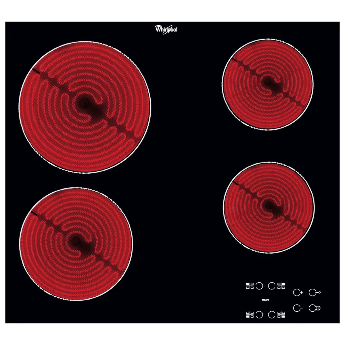 Whirlpool AKT 8090/NE Εστίες Κεραμικές