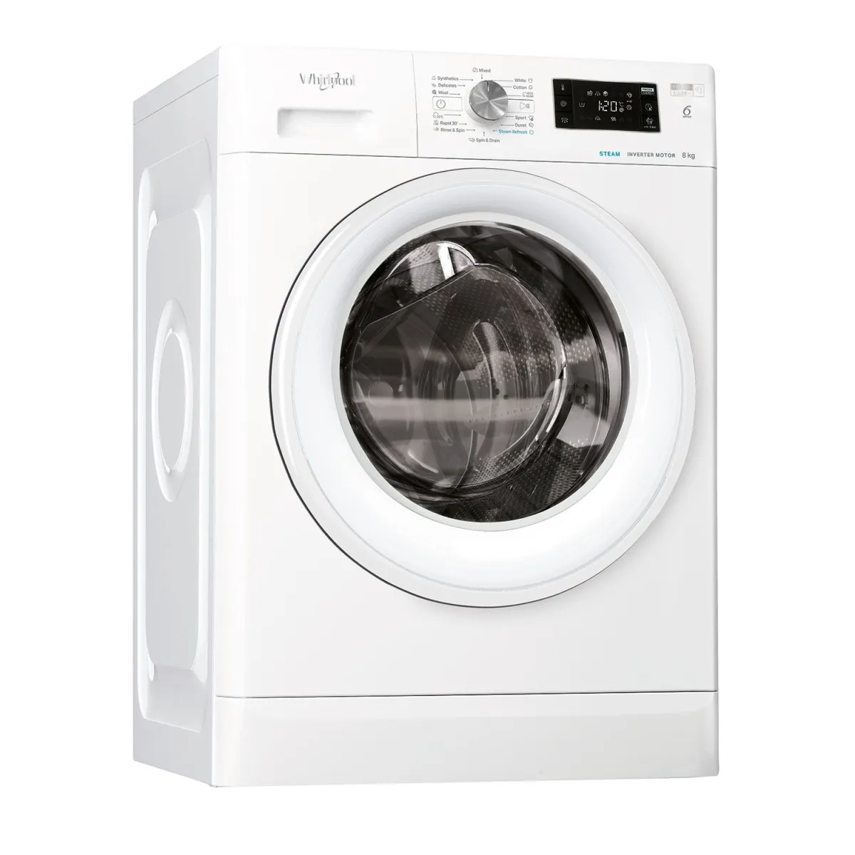 Whirlpool FFB 8258WV EE Πλυντήριο Ρούχων 8,00 kg
