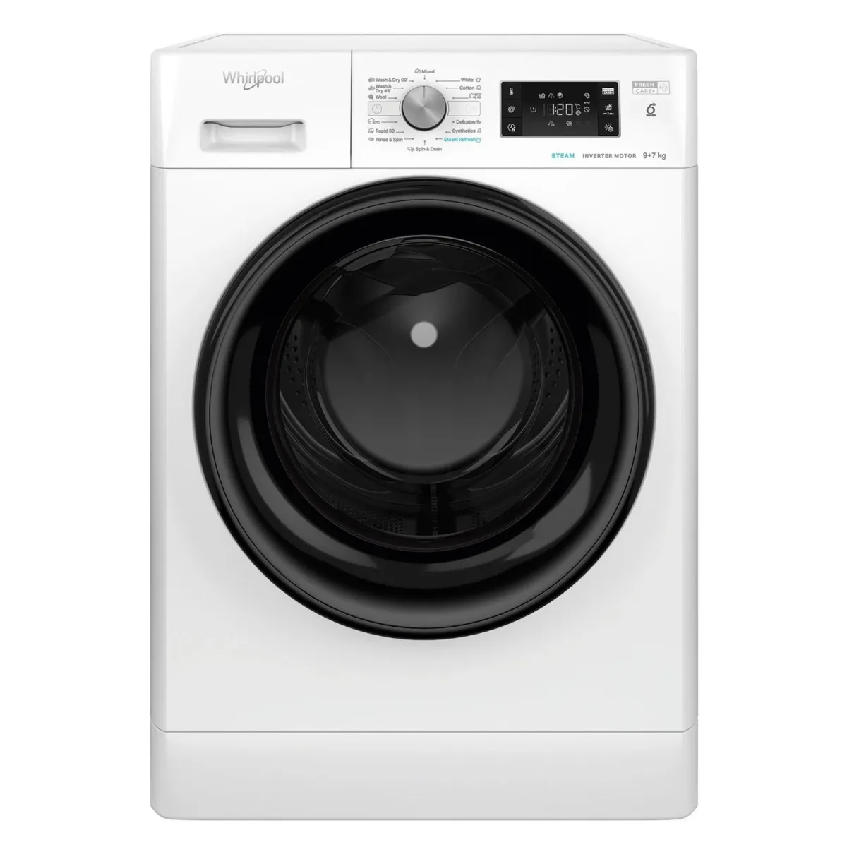 Whirlpool FFWDB 976258 BV EE Πλυντήριο-Στεγνωτήριο 9,00 kg / 7 kg