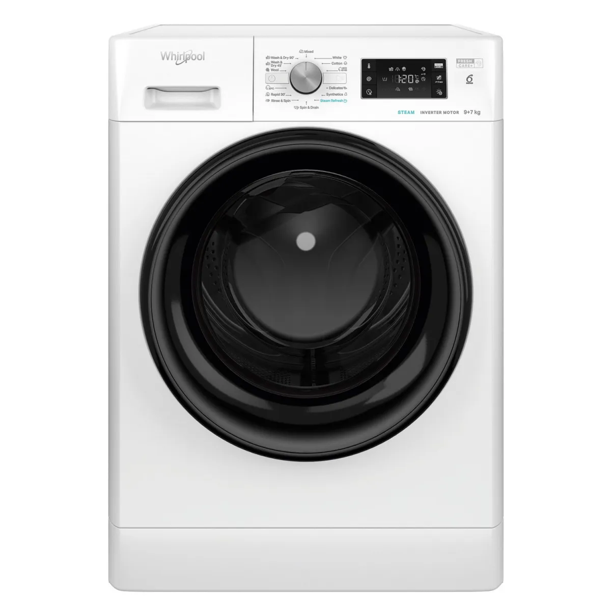Whirlpool FFWDB 976258 BV EE Πλυντήριο-Στεγνωτήριο 9,00 kg / 7 kg