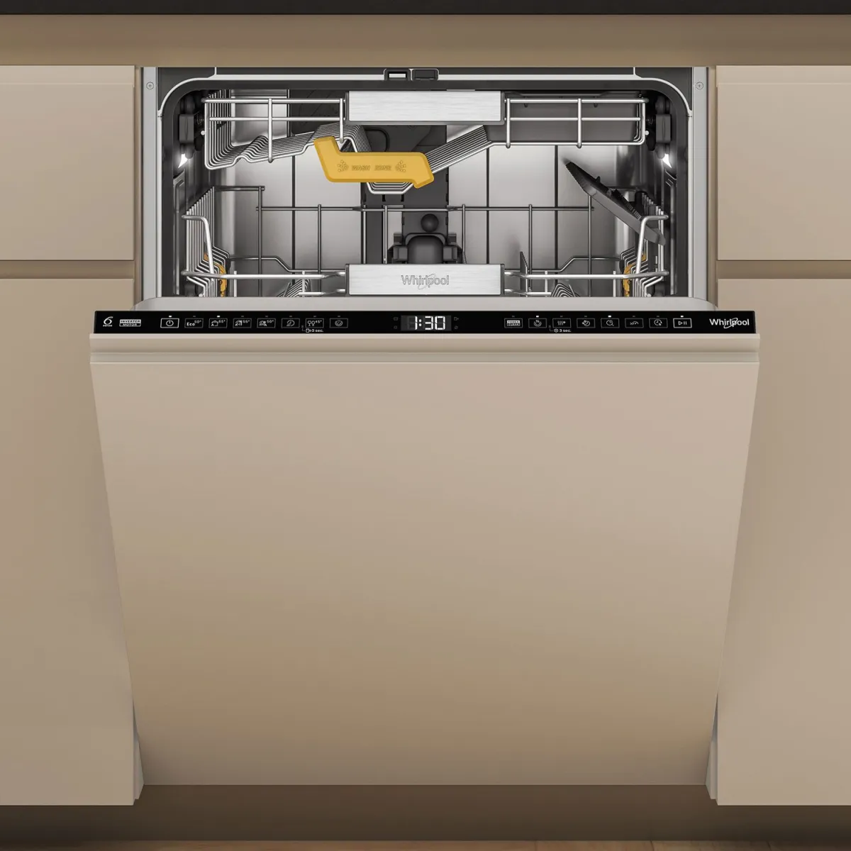 Whirlpool W8I HF58 TU Πλυντήριο Πιάτων Εντοιχιζόμενο 59,80 cm