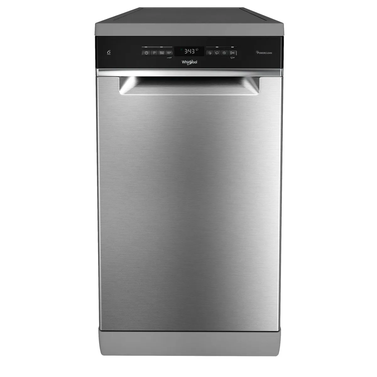 Whirlpool WH6FB10BS7A0X Πλυντήριο Πιάτων Ελεύθερο 45 cm