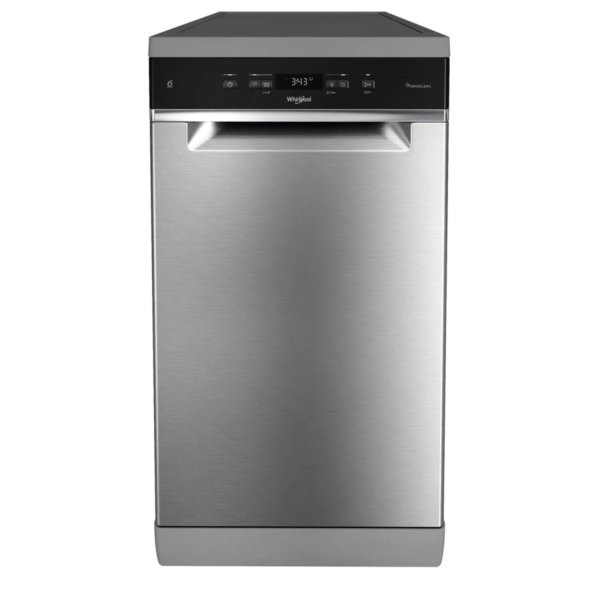 Whirlpool WH6FC11BS7A0X Πλυντήριο Πιάτων Ελεύθερο 45 cm