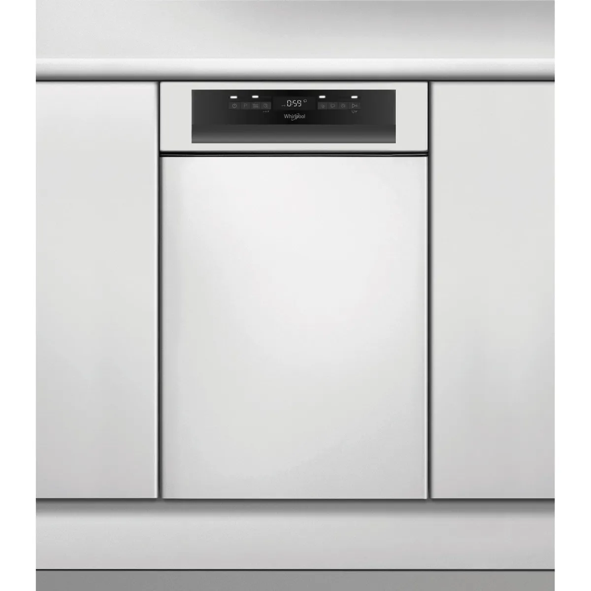 Whirlpool WSBO3O23PFX Πλυντήριο Πιάτων Εντοιχιζόμενο 44,80 cm