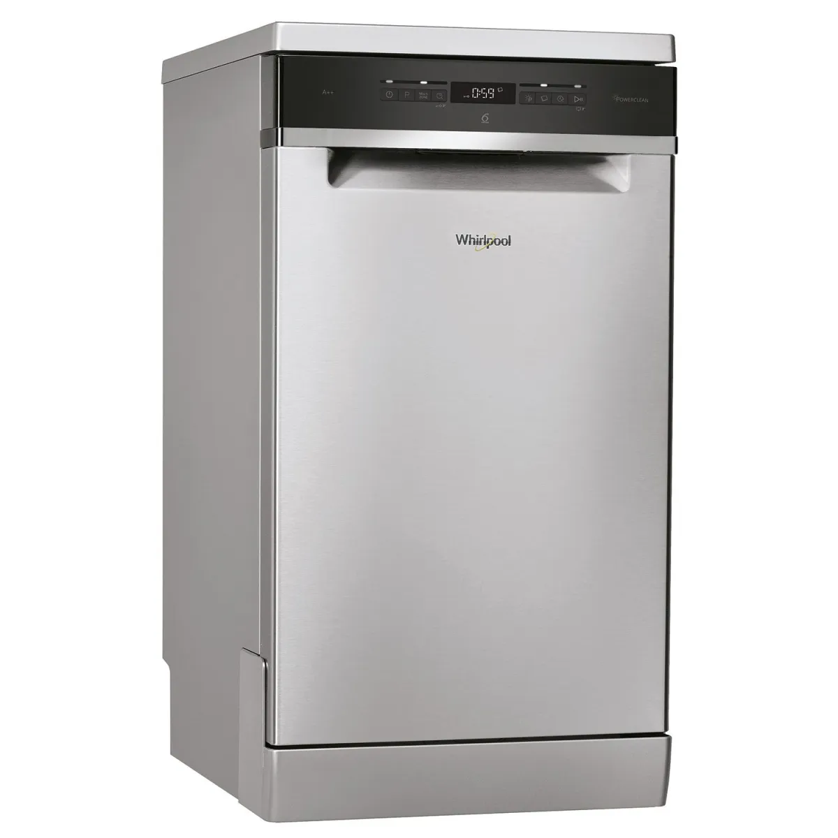 Whirlpool WSFO3O23PFX Πλυντήριο Πιάτων Ελεύθερο 45 cm