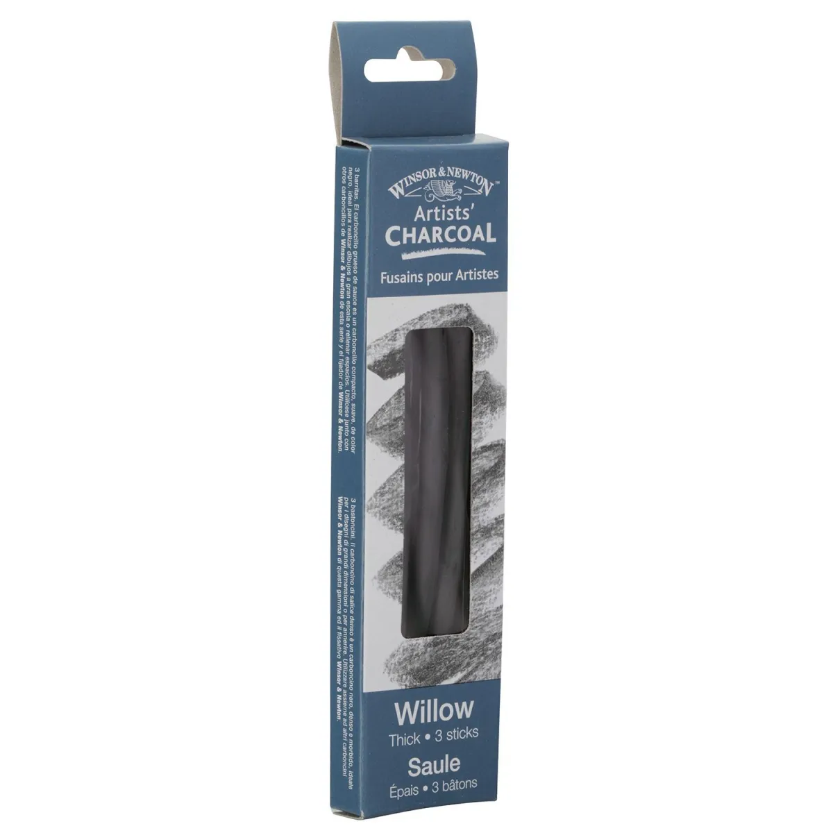Winsor & Newton Κάρβουνα Ζωγραφικής Χονδρά 3τεμ.
