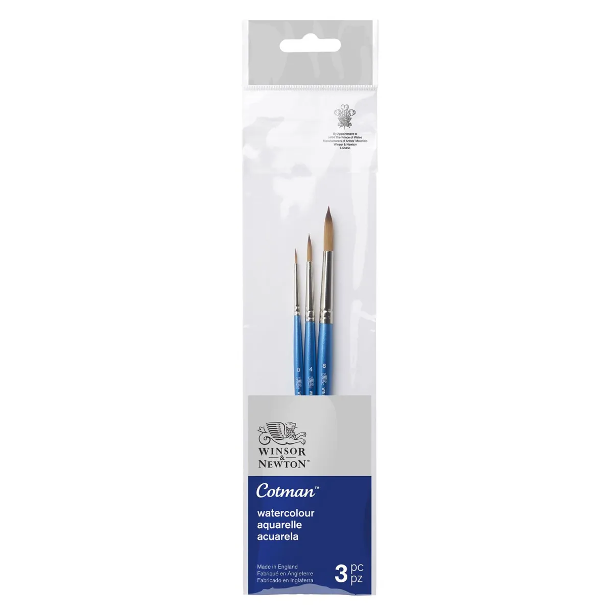 Winsor & Newton Πινέλα Cotman Short Handle 3 Τεμάχια v.2