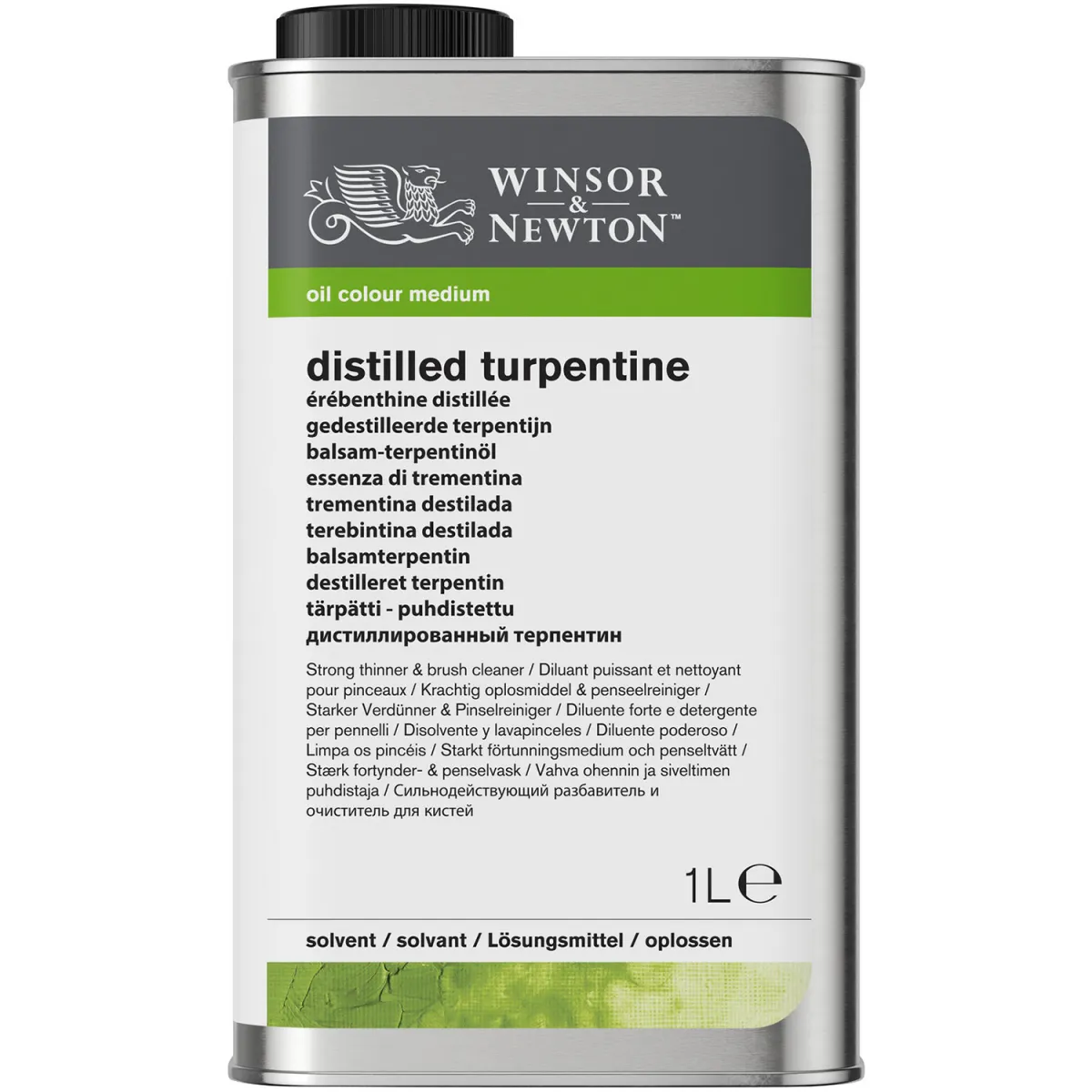 Winsor & Newton English Distilled Turpentine 1lt