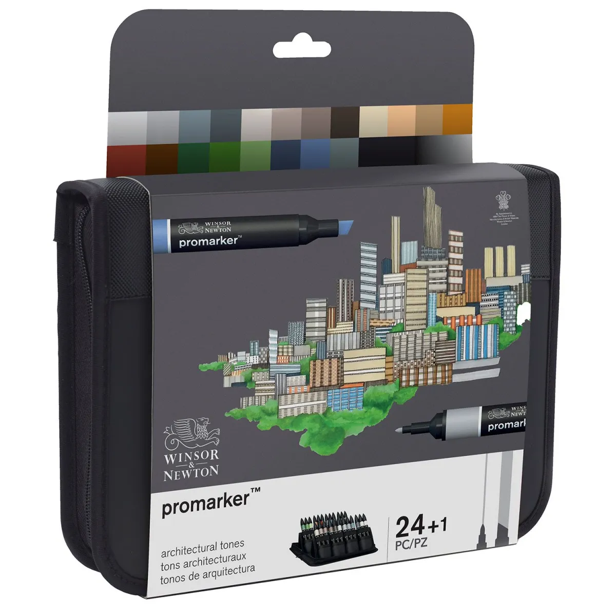 Winsor & Newton Μαρκαδόροι Promarker Architecture 24τεμ.